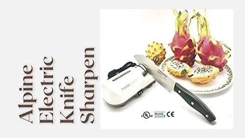 Novo 2021 mestre de niter de faca de chef elétrico de grau mestre, faca de chef, faca de bolso pequeno nítido. Cor bege. Fabricado em Taiwan