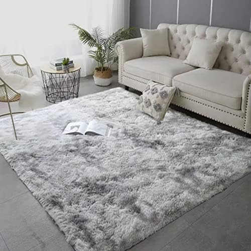 Evizen Furry Rug for Girl, tapete de área lavável 1 peça, tapetes de moda duráveis ​​à prova de água e à prova de