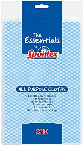 Essentials Spontex TODOS os panos para propósito - 12 pacotes de 10