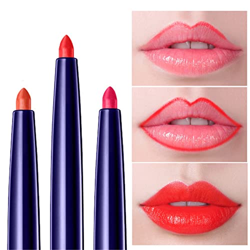 Lip Lip Gloss Online Liptick de ponta dupla com escova de lábios não é fácil de desaparecer 1ml 54 lápis de revestimento labial