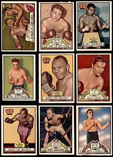 1951 Topps Ringside Boxing Complete Conjunto EX
