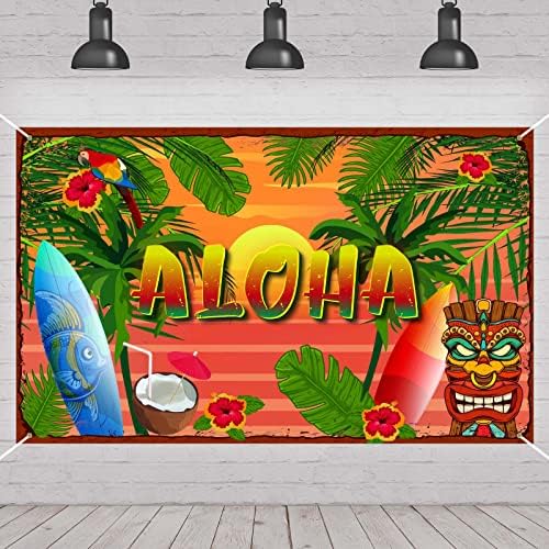 Decorações de festa de luau aloha praia praia decoração decoração de piscina decorações de festa verão decoração de
