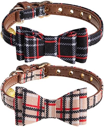 Tailgoo Classic Plaid Puppy Colar