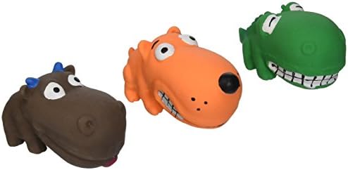 Mini Latex Animal de 3 Mini Animal com brinquedos de cães grandes, variados
