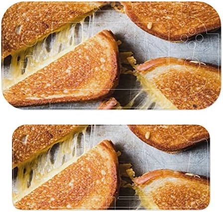 Torrada grelhada Sandwich Decals adesivos cobrem placa face protetora da pele para nintendo switch