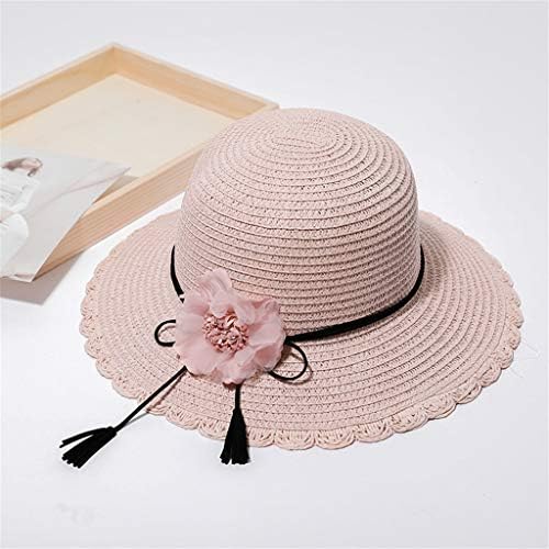 Chapéus de palha de palha larga femininos verão grande palha de palha chapéu de cor sólida chapéus solar para mulheres tampas