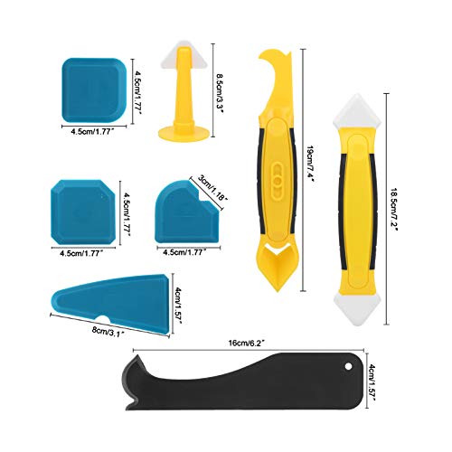 Kit de ferramentas de calafetagem, ferramenta de acabamento de selante, silicone durável compacto para rejuntamento