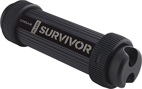 Corsair CMFSS3B-256GB Flash Survivor Stealth 256GB USB 3.0 Flash Drive, preto