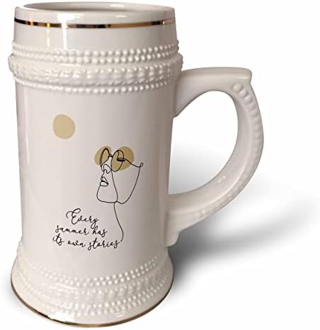 3drose Todo verão tem suas próprias histórias boho presente. Mulher em. - 22 onças de caneca