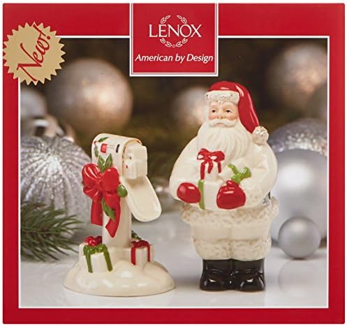 Contagem regressiva do Lenox para o conjunto de salas de sal e pimenta, marfim, marfim