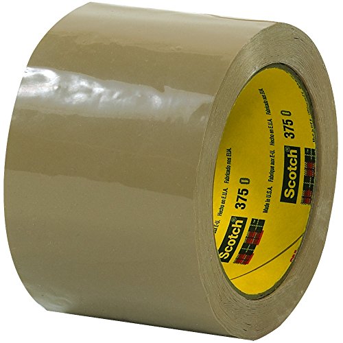 3m ™ 373 Fita de vedação de caixa, 2,5 mil, 3 x 110 yds, bronzeado, 24/estoque 3m 7010295176