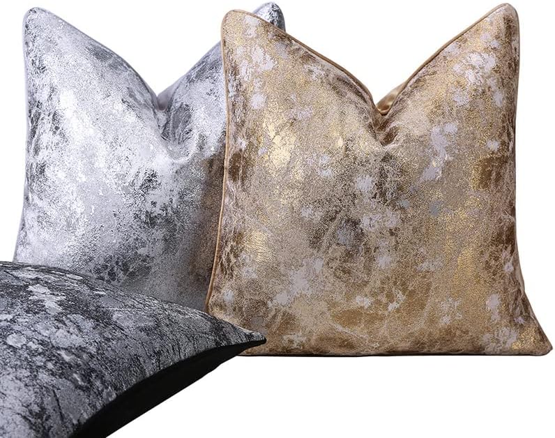O Tinoart Throw Pillow Caps Caso, macio decorativo de luxo e almofada de creme para a sala de estar de luxo de luxo decoração de cadeira de cadeira decoração de casa 18x18 polegadas