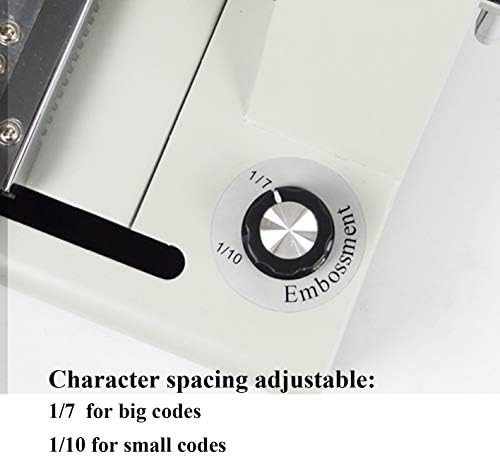Huanyu WSDM-68C PVC Cartão Manual de Crédito Manual ID de Crédito VIP Impressora de impressão de impressão de tipografia Letterpress