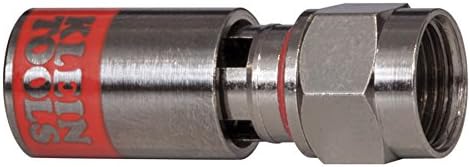 Klein Tools VDV812-615 Connector de compressão universal, RG59, masculino, 10 pacote