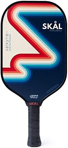 Pickleball Skal Paddle | Valkyrie .01 Premium Pro Racket | USA Pickleball aprovada, face de fibra de vidro de fibra de vidro, desempenho de polipropileno em favo de mel, conforto hex-skål garra