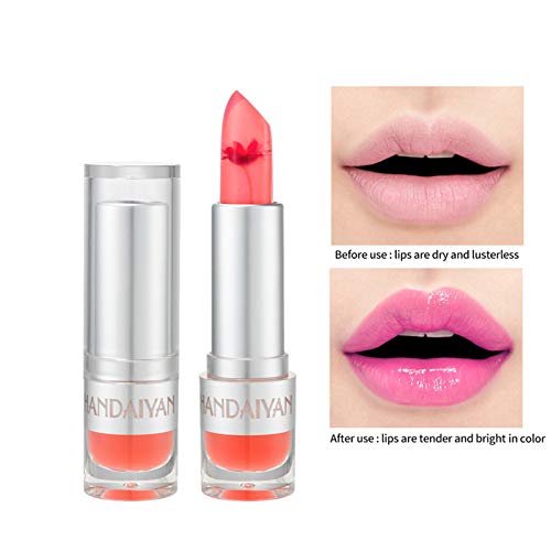 Crystal Balm, duradouro Long Gelled Flor Lip hidratante Lipstick Lips Lipstick Nutrines 24K Gold Lip Gloss