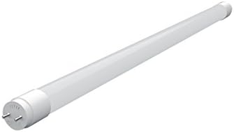 Luzes de campeão - Melhor tubo de T8 LED 4ft, 15w, 4000k, 1800lm, 330 graus ângulo - UL & DLC - Bypass de lastro, cor natural, vidro fosco - garantia de 5 anos - pacote