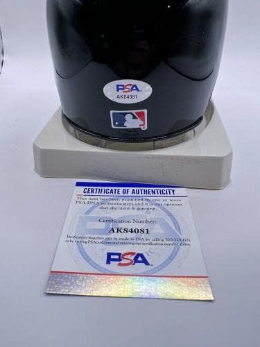 Chuck Tanner Pittsburgh Pirates assinou mini capacete de rebatidas PSA COA - Capacetes MLB autografados