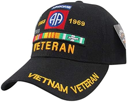 Capinho de beisebol veterano do Vietnã do Exército dos EUA.