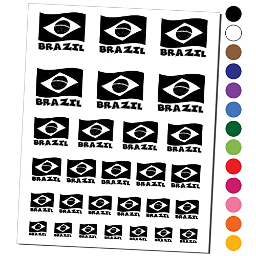 Brasil com bandeira de ondulação
