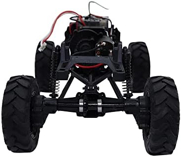 TECKEEN 4* RC CAR METAL PARTE PARTE METAL FRONTE E EXLO TRASEIRO ETENAGEM DE ENETRA DE ENETRA DE ENGRENAGEM DE ENETRO