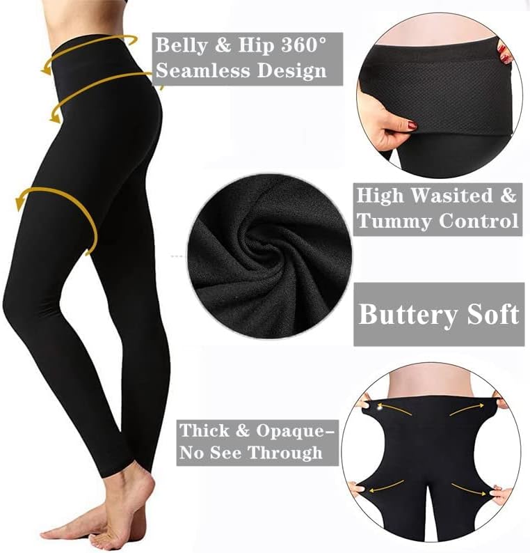 Legas alinhadas femininas Alinhadas Térmicas Alta cintura Controle de ioga Pontas de ioga Shaping Slimming Calças de corrida