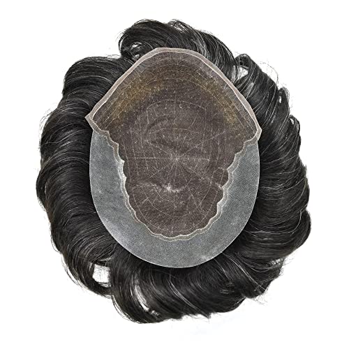 Hairipipied de pente de penteado Sistemas de substituição de cabelo humano europeu Indetectável French Lace Frenteiro