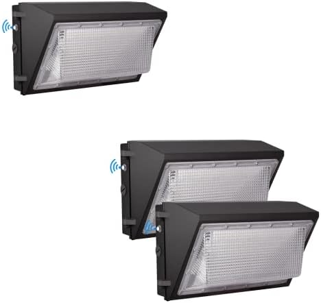 Tesoorda 120W Luz de parede LED Light com fotocélulas 1 pacote e 2 pacote