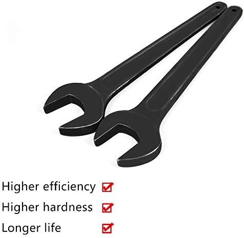 Chave de encaixe de ponta aberta única, chave de encaixe de compressão plana pesada para reparo doméstico e ao ar livre