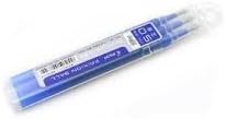 Piloto Frixion Ball Knock Retorizável Cenas de tinta de gel apagável, ponto fino, 0,5 mm - Tinta azul -valor Conjunto de valor de