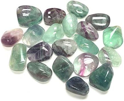 Coleção de cristais de Zentron: grau natural um grande fluorito arco -íris caído - Polido Autêntico por atacado para cura, Wicca,