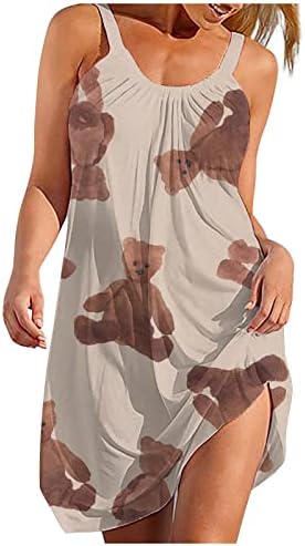 Trebin Fashion Fashion Summer Impresso Strapless Camisole Sleeveless Sling Dress