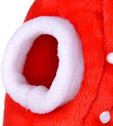 Popeetpop Christmas Dog Sweater - Santa Elk Dog Capuz de Christmas Capuz de inverno/outono Faixa para cachorro Teddy