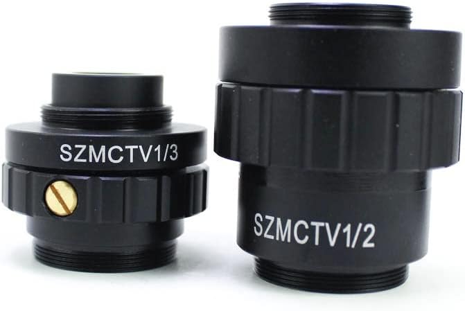 Equipamento de microscópio de laboratório FIERRG CTV 1/2 1/3 1x Adaptador 0,3x 0,5x C Adaptador de lentes de montagem para acessórios