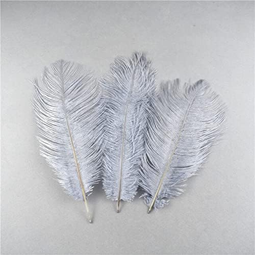 Zamihalaa 10pcs/lote fofo penas de avestruz 30-35cm Feathers de bricolage para artesanato com bordado caseiro decoração