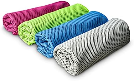 Toalhas refrescantes de gizzutech, toalhas de ioga de microfibra de suor para pescoço e rosto, toalha fria, toalha ao ar livre, respirável
