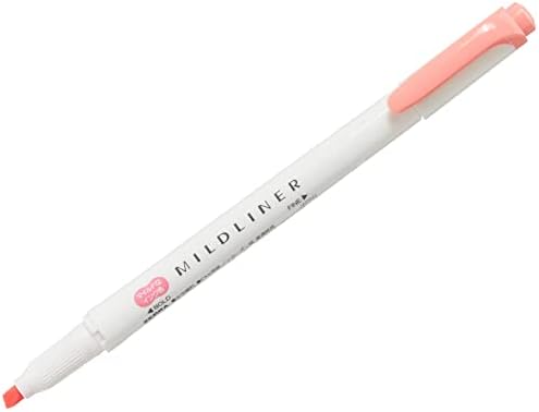 Zebra Mildliner WKT7-MCOP Highlighter, rosa coral suave