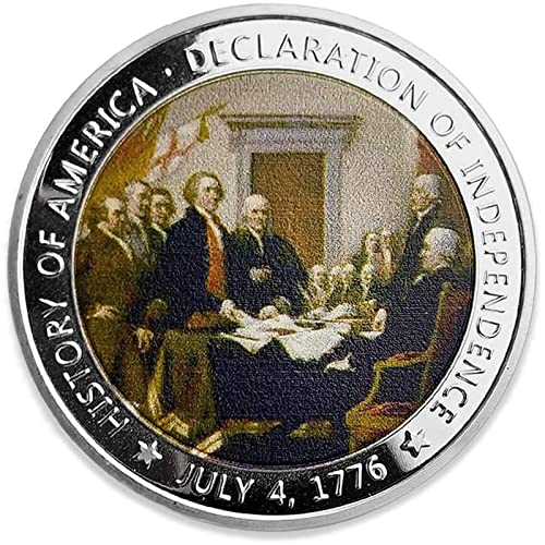 Niupi Challenge Coin Presidente Dia 1776 Declaração dos EUA Declaração de Independência Glorious History Coin Collection