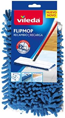 Micro Micro Fiber Mop com reposição de forma trapezoidal branca e azul da forma trapezoidal