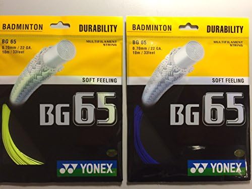 Yonex BG 65 Badminton String - Orange