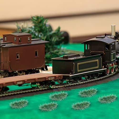 Yardwe 1 caixa de grama estática tufos de grama artificial modelo miniature railway gaming cenário kit de terreno de tuft