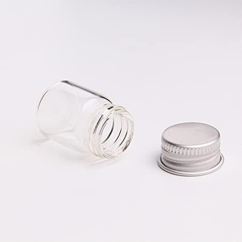 Besportble 12pcs pequenos frascos de pedreiro mini jarra de conservas de vidro com tampas de parafuso frascos de amostra vazia frascos