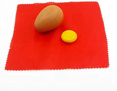 Sumag 1 Set Silk to Egg com truques de magia da gema aparecem ovo Magic Close Up Stage Gimmick Props Funny Toy