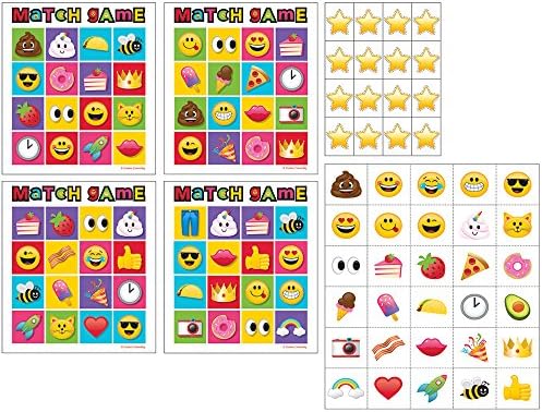 Creative Converting 329378 Mostre seu jogo de bingo emojões