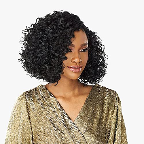 Curro curto Bob Wigs Cabelo humano virgem brasileiro 13x6 Perucas dianteiras de renda