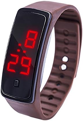 Assista Gel Sports Children's LED Watch Bracelet Silica Display Students Digital Sport Watch Smart Watch Without Flop