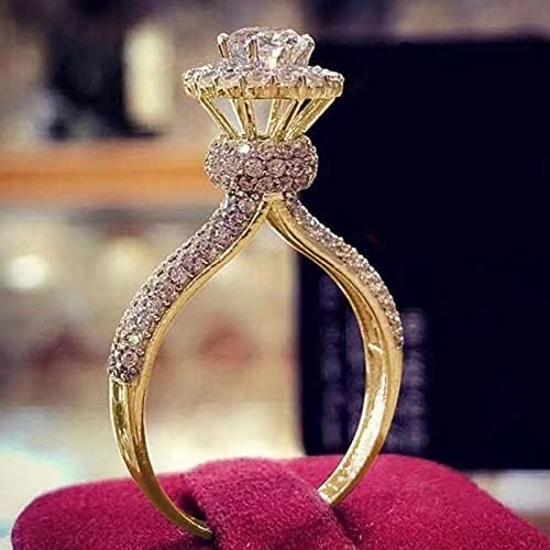 Anéis reais ousados ​​presentes no engajamento artesanal de jóias de casamento de luxo cortada anéis de pedra de pedra branca