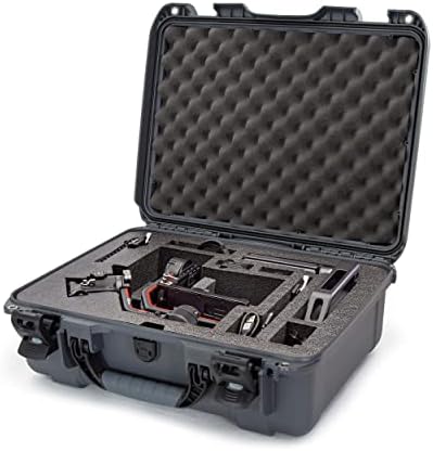 NANUK 930 Case duro à prova d'água com inserção personalizada para o DJI Ronin S3, S3 Combo, S3 Pro, S3 Pro Combo - Grafite