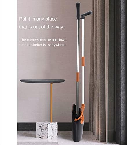 Sefax Broom and Dustpan/Dustpan com combinação de vassoura com alça longa para o escritório da sala de cozinha em casa Use piso de