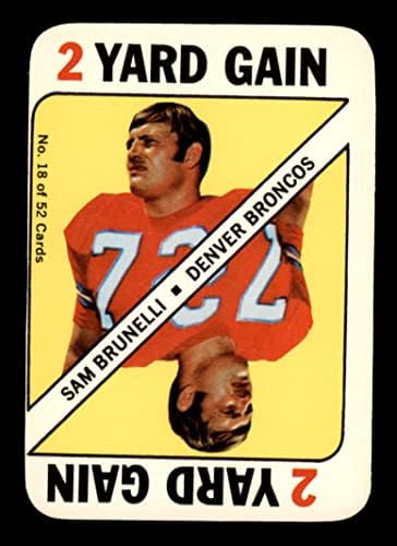 1971 Topps 18 Sam Brunelli Denver Broncos VG Broncos
